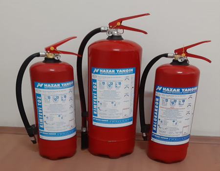 6 ve 12 Kg’lık Yangın Söndürme Tüpü