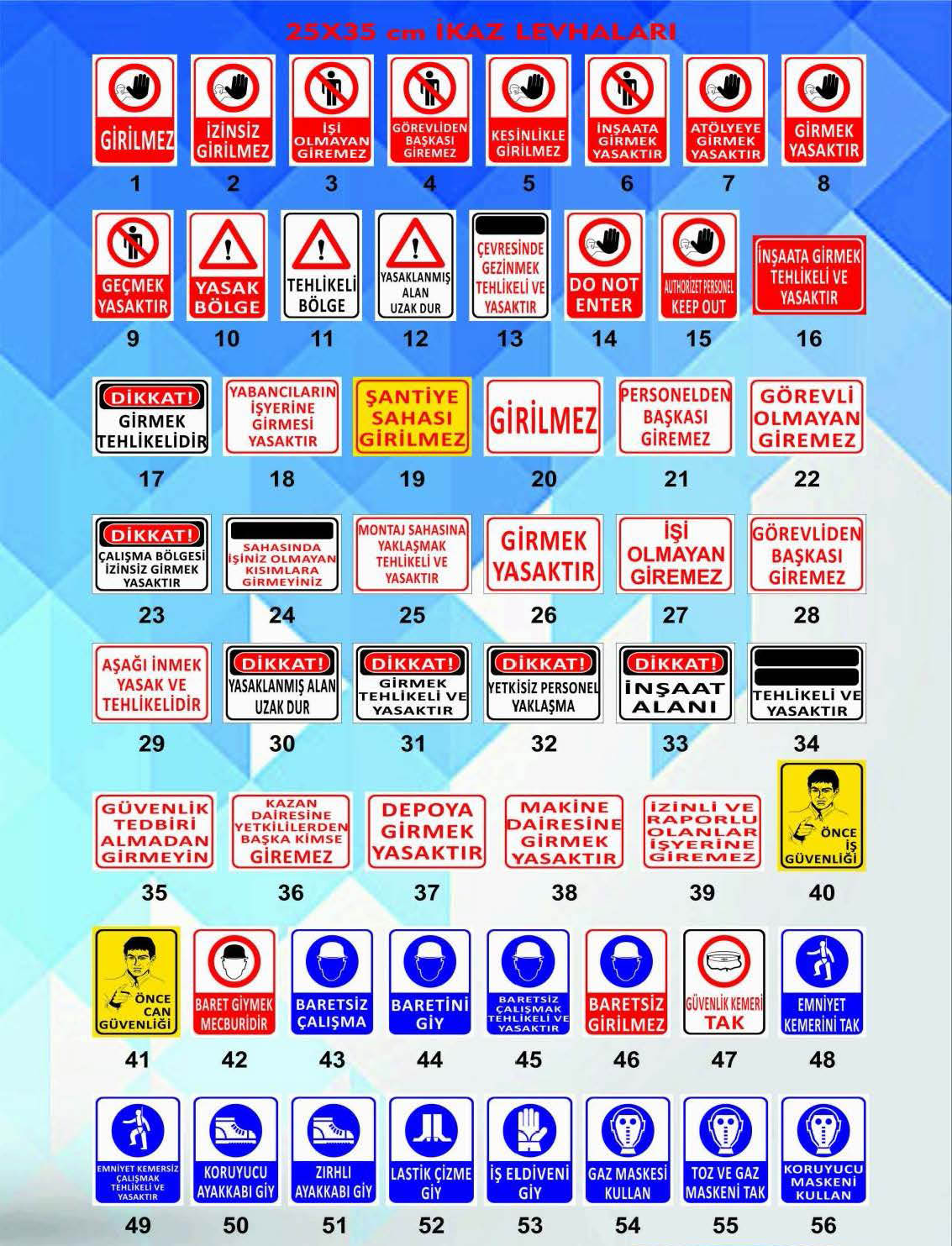 Yönlendirme Levhaları